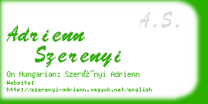 adrienn szerenyi business card